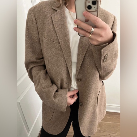 Vintage Oversized Blazer Wool - Picture 1 of 2